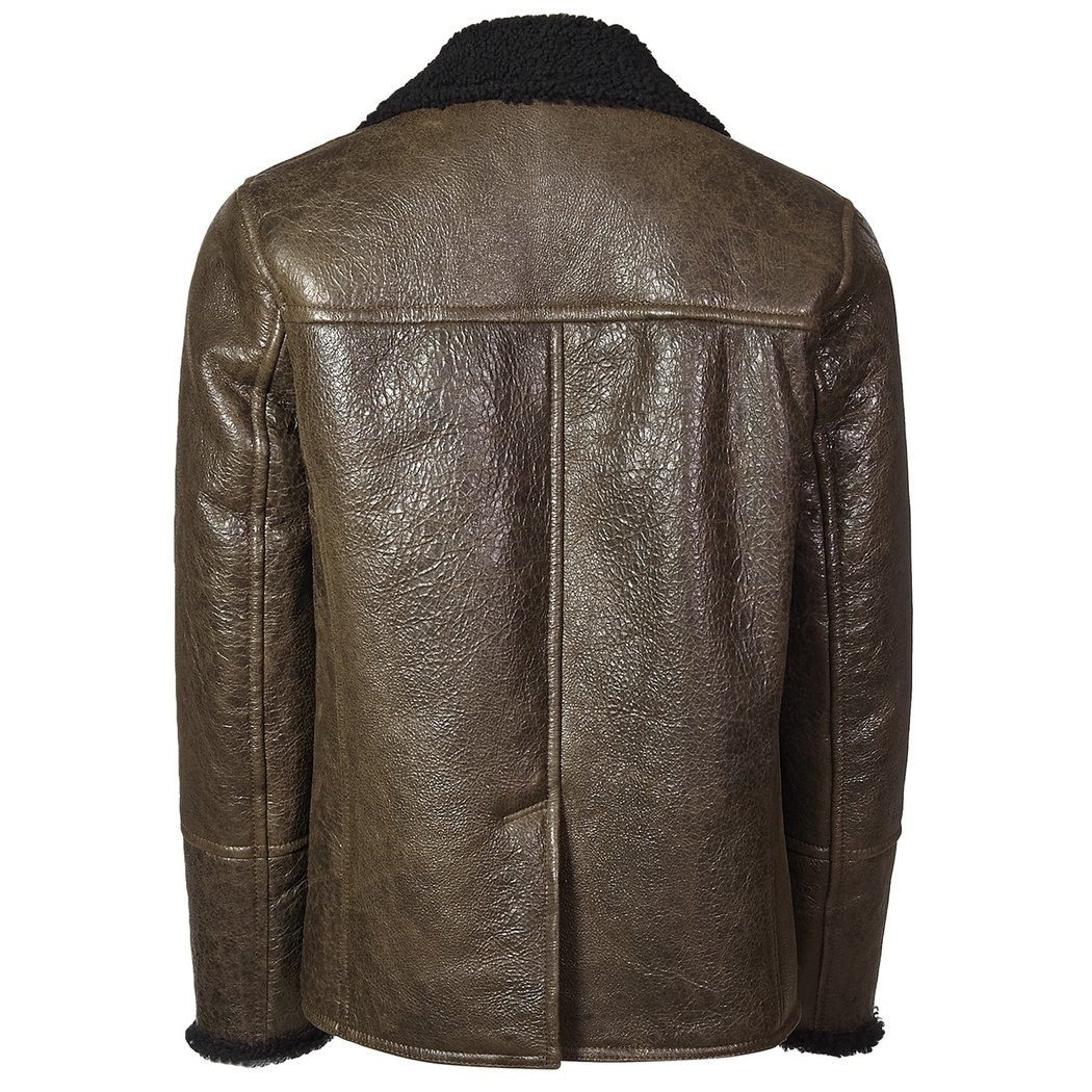 Kahve Diodoro Erkek Kürk Kaban