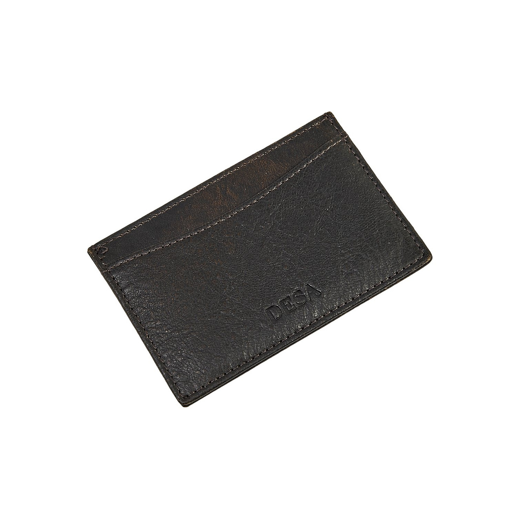 Kahve Dukinea Erkek Vintage Deri Kartlık