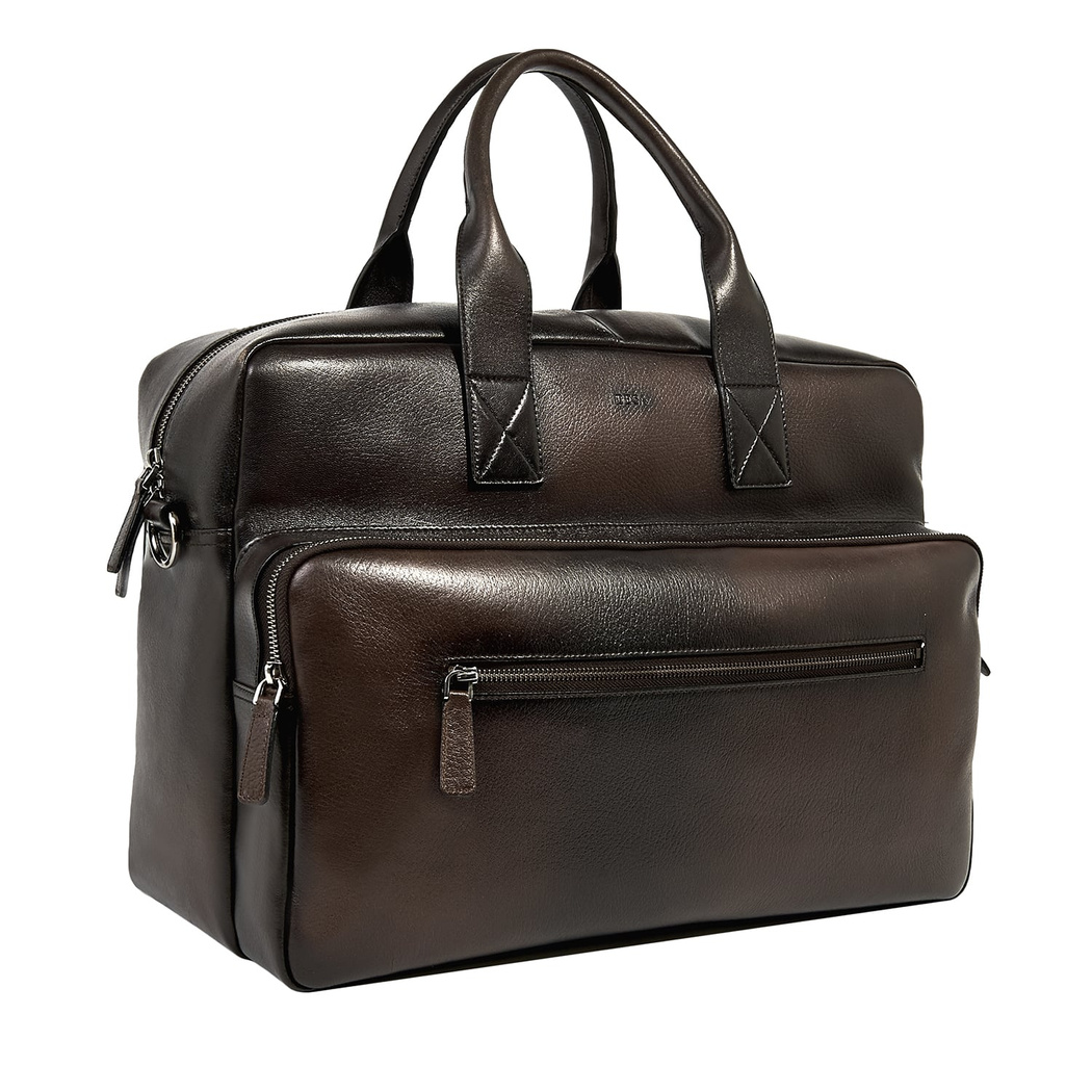 Kahve Erkek Deri Seyahat Çantası