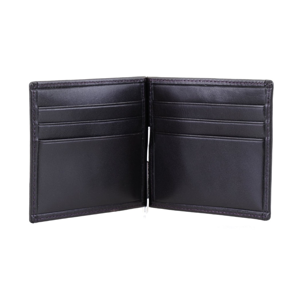 Kahve Erkek Para Klipsli Deri Cüzdan / Kartlık