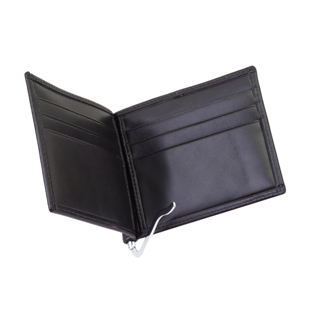 Kahve Erkek Para Klipsli Deri Cüzdan / Kartlık