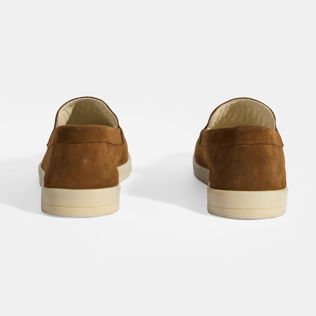 Kahve Erkek Süet Püsküllü Loafer