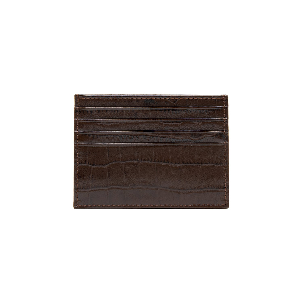 Kahve Fraser Deri Kartlık