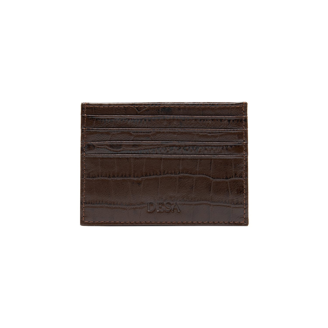 Kahve Fraser Deri Kartlık