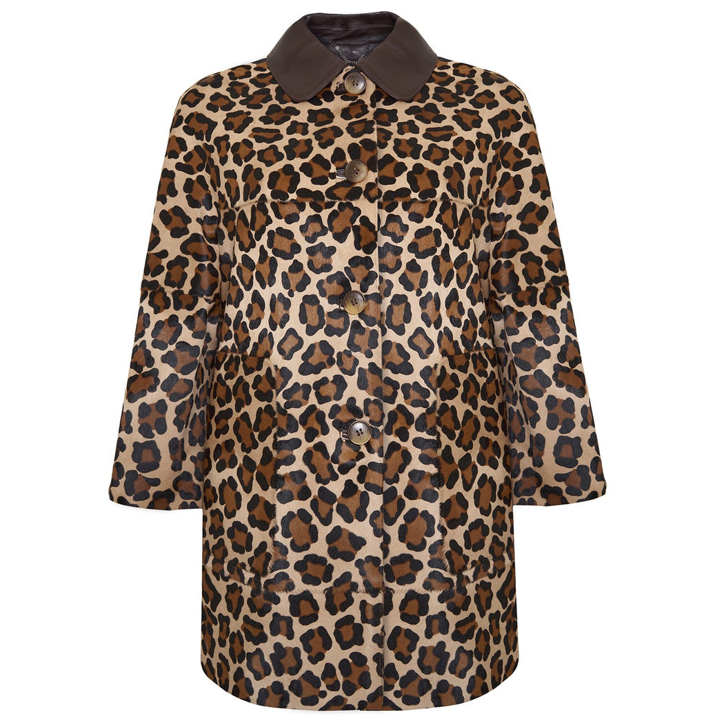 Kahve Iliana Kadın Kürk Mont