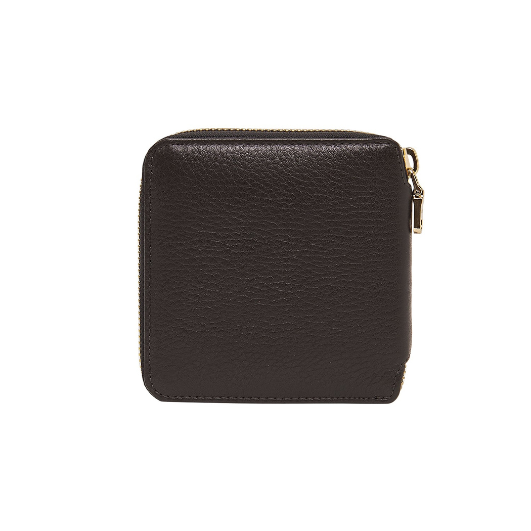 Kahve Kare Kadın Deri Cüzdan