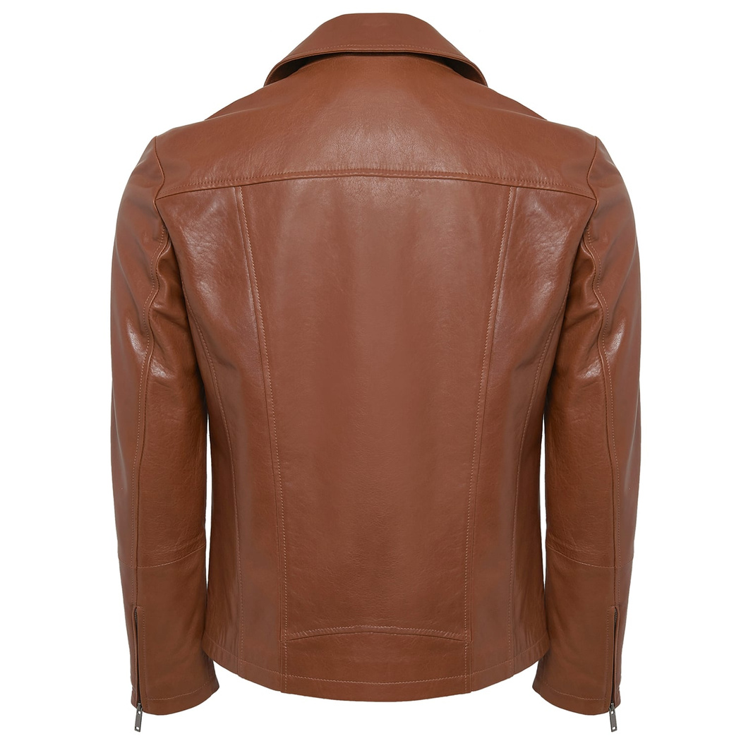 Kahve Luca Erkek Deri Mont