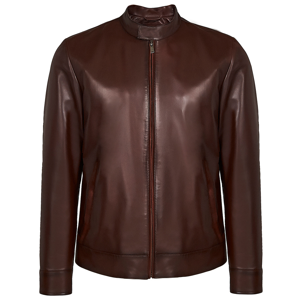 Kahve Moor Erkek Deri Ceket