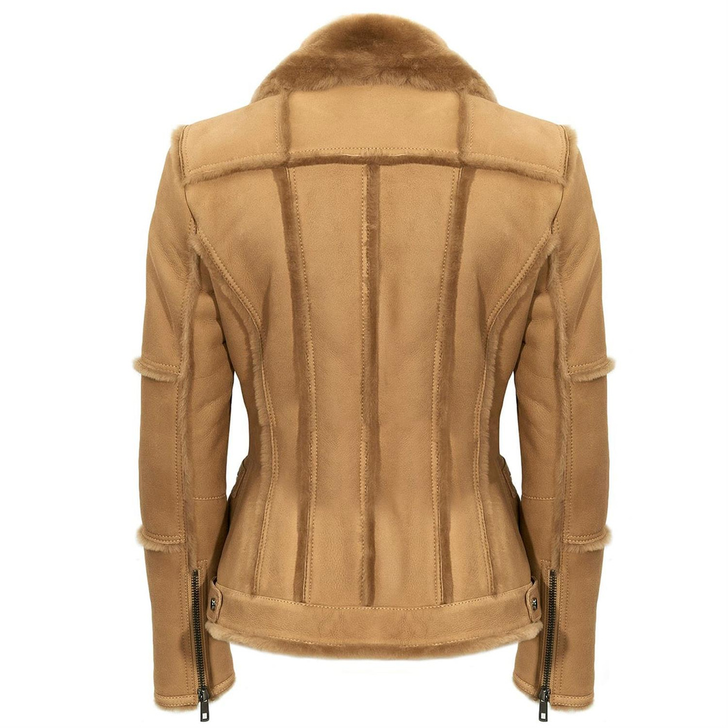 Kahve Nadine Kadın Kürk Mont