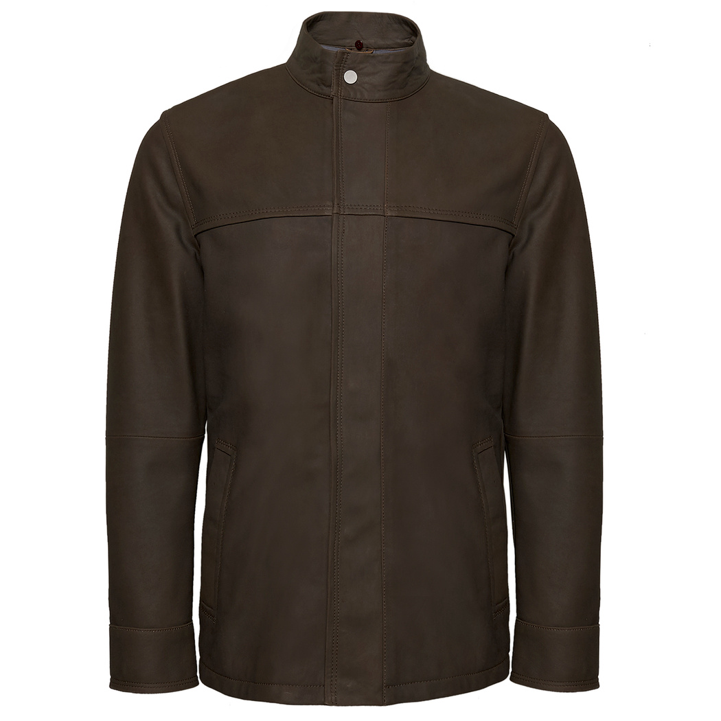 Kahve Nari Erkek Nubuk Kaban