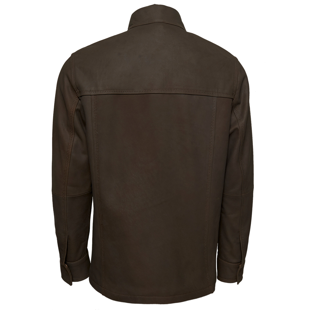 Kahve Nari Erkek Nubuk Kaban