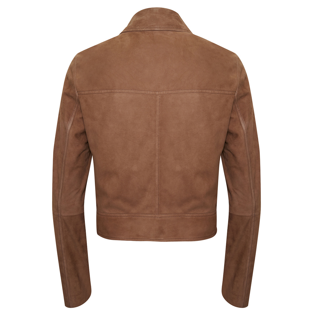 Kahve Nena Kadın Süet Ceket