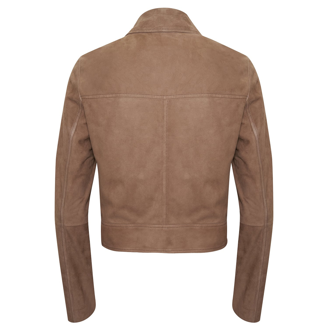 Kahve Nena Kadın Süet Ceket