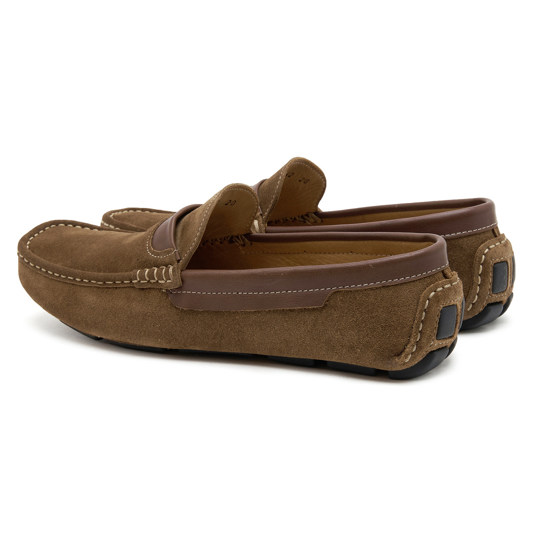Kahve Spiaggia Erkek Süet Loafer