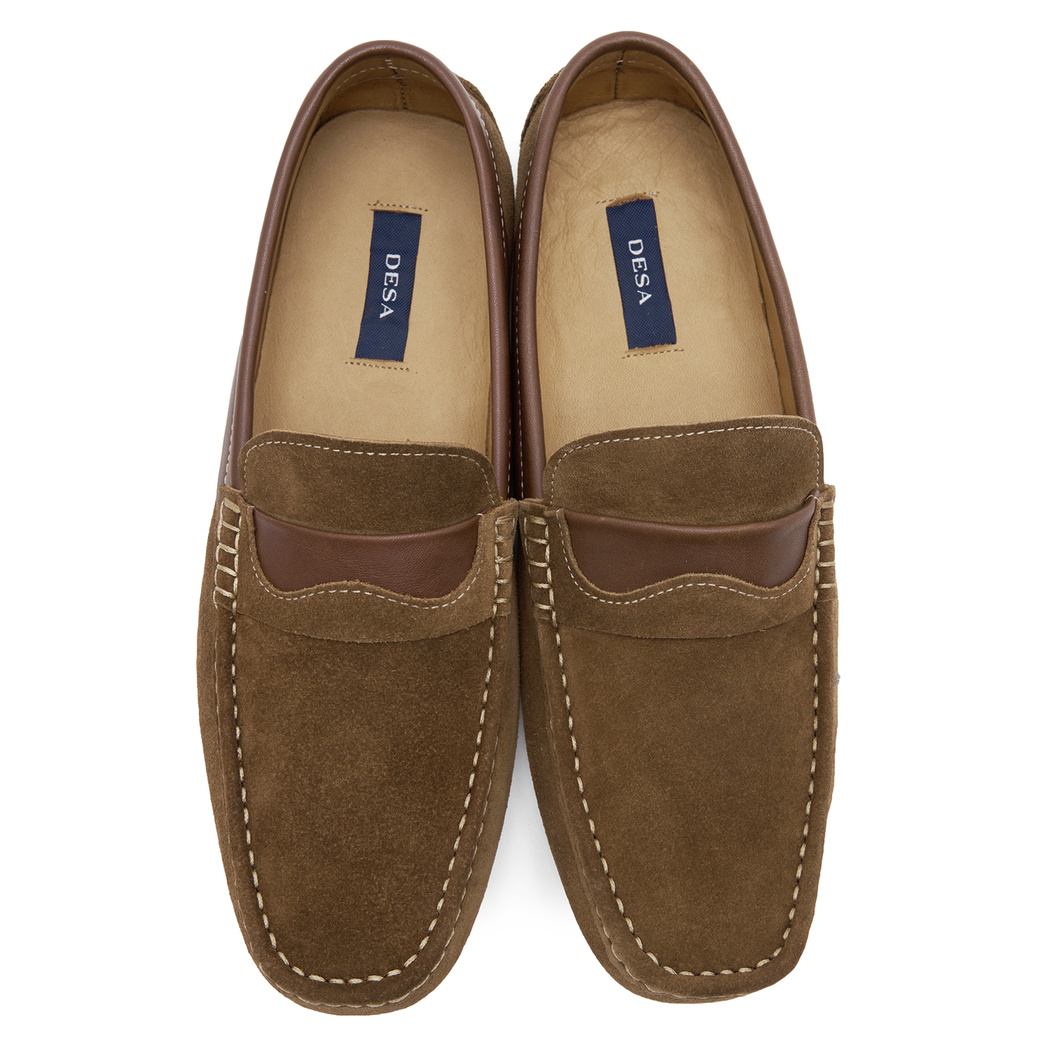 Kahve Spiaggia Erkek Süet Loafer