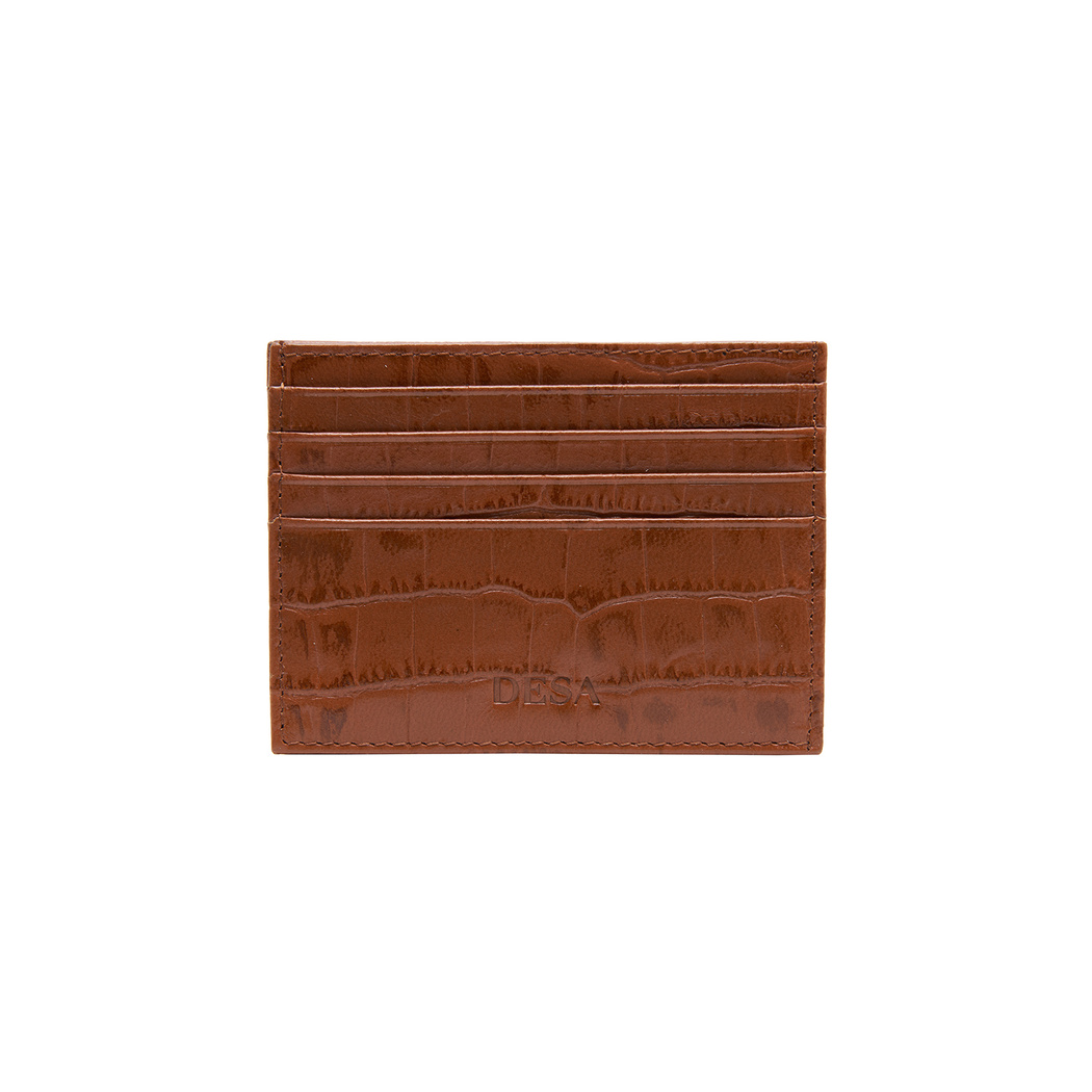 Kahve Vidal Floter Deri Kartlık