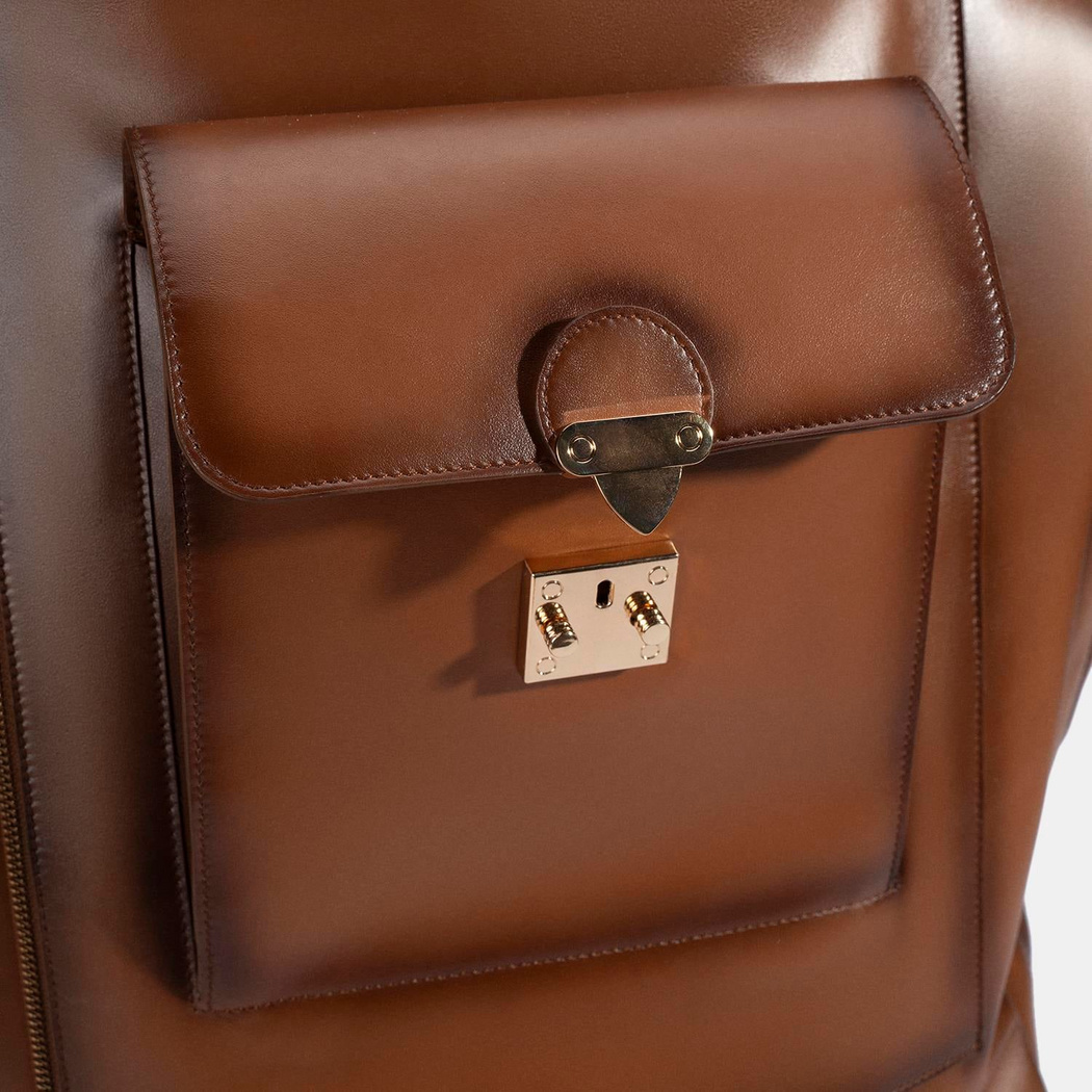 Kahverengi Deri Kabin Valiz