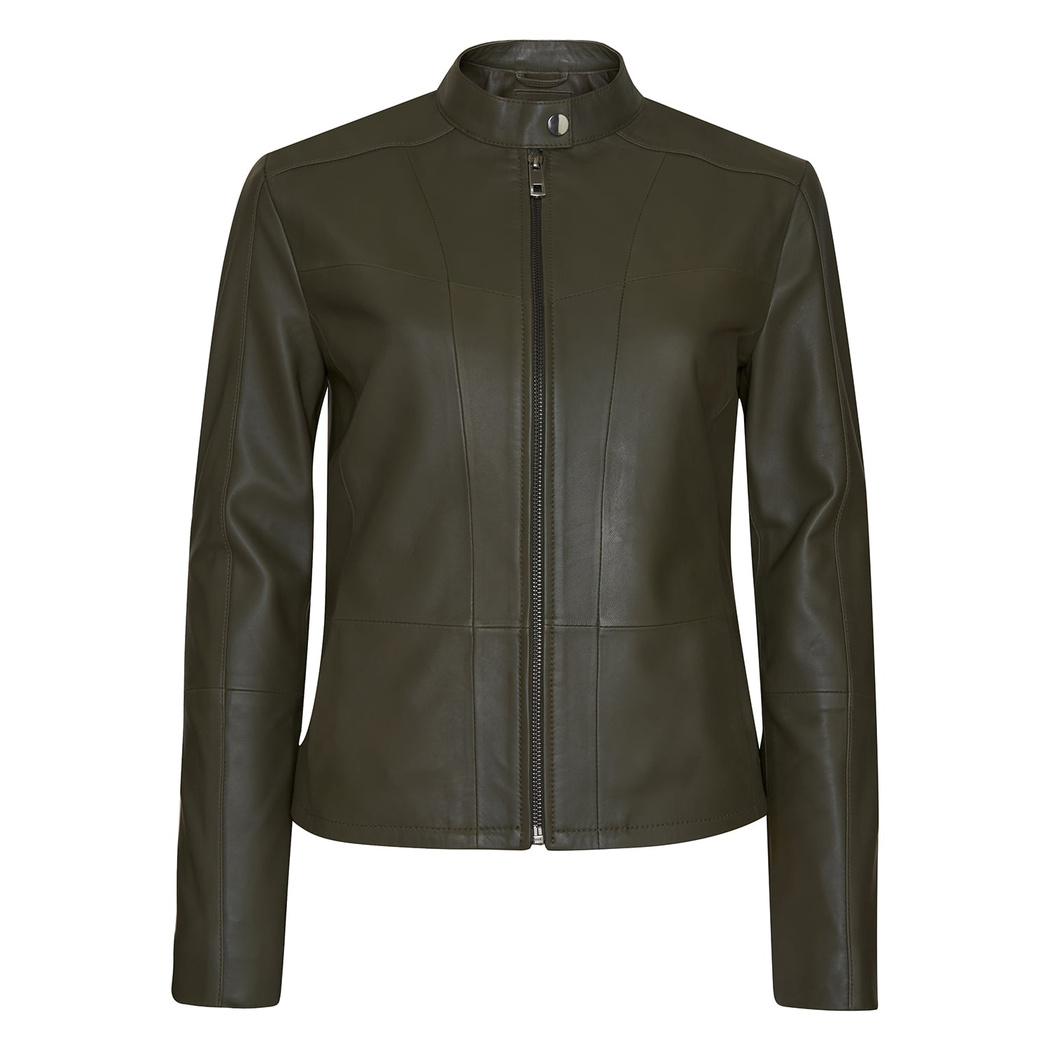 Kalle Haki Kadın Deri Ceket