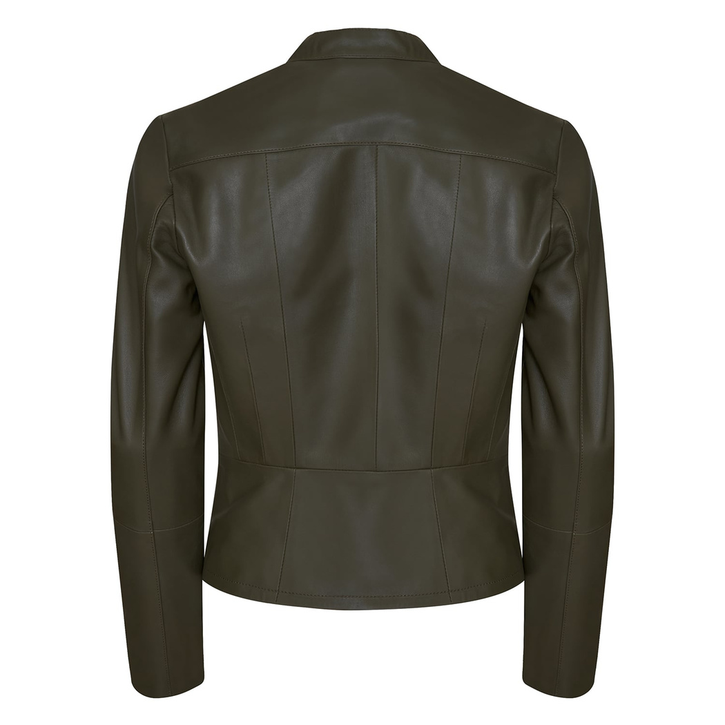Kalle Haki Kadın Deri Ceket