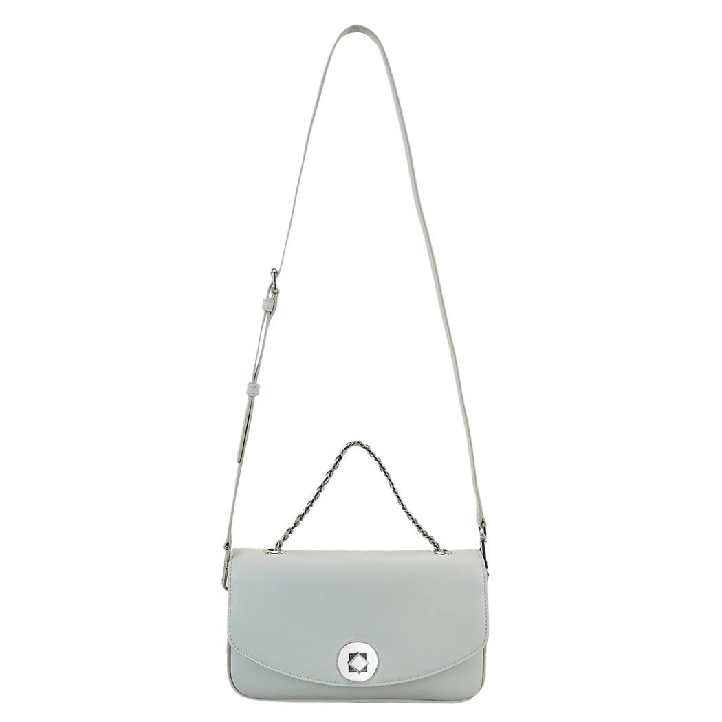 Karla Yeşil Kadın Deri Omuz Çantası