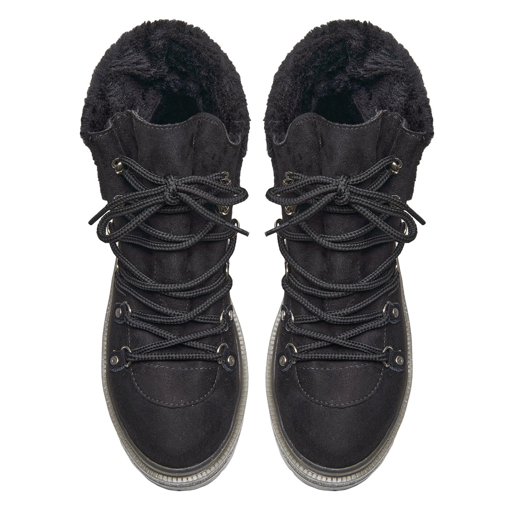 Kavya Siyah Kadın Süet Bot