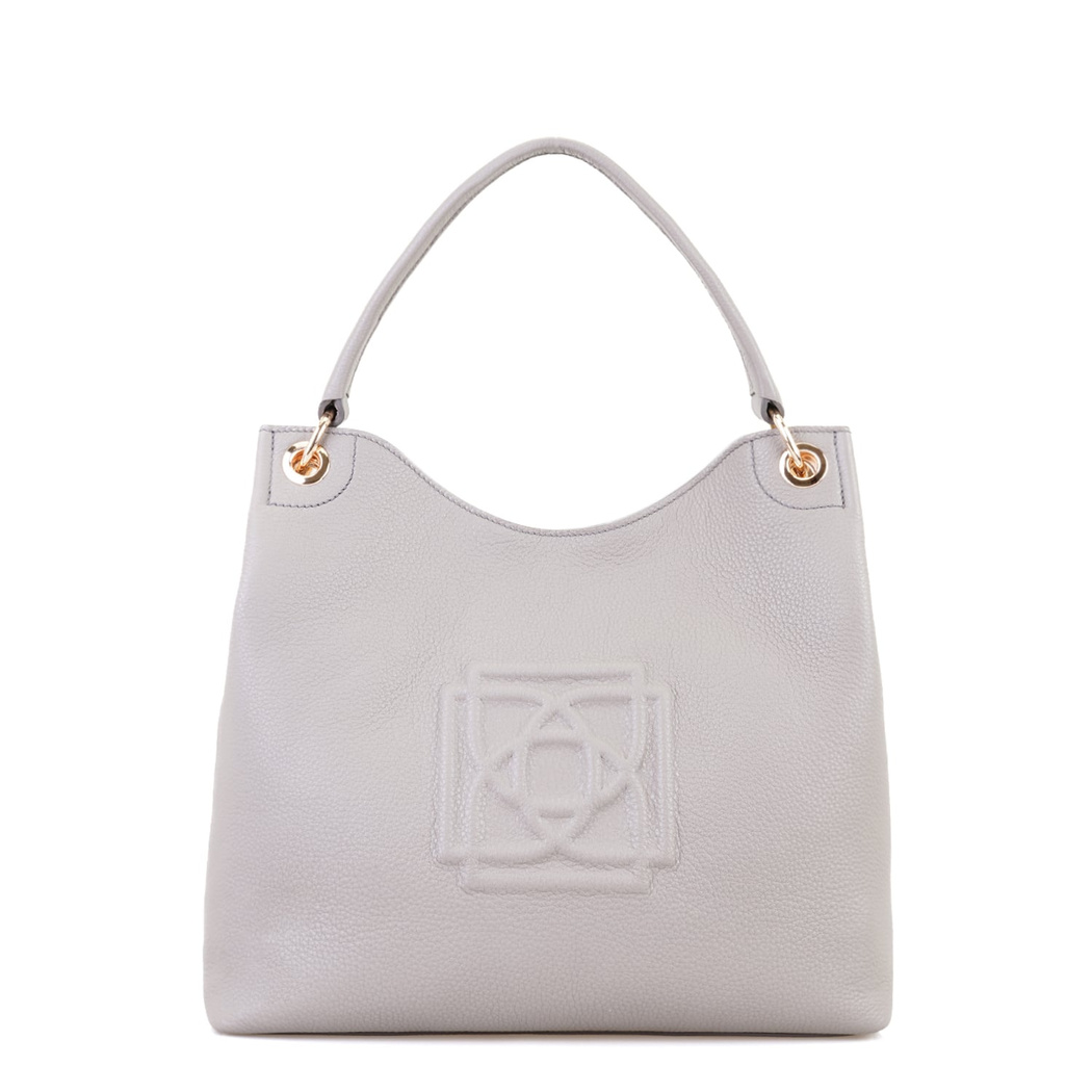 Keene Gri Kadın Deri Omuz Çantası