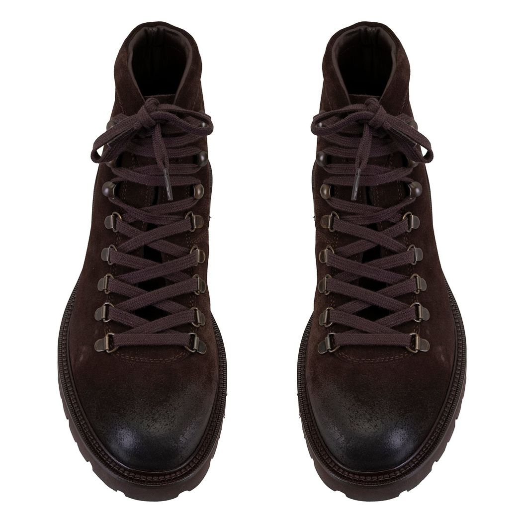 Keid Kahve Erkek Süet Bağcıklı Bot