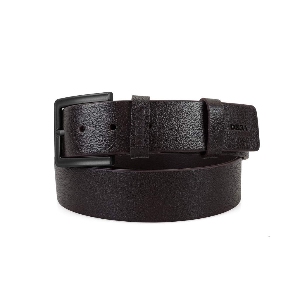 Keven Kahve Erkek Spor Deri Kemer