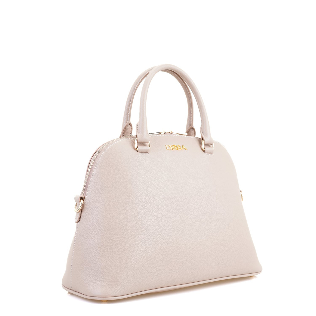 Khushi Krem Kadın Deri El Çantası