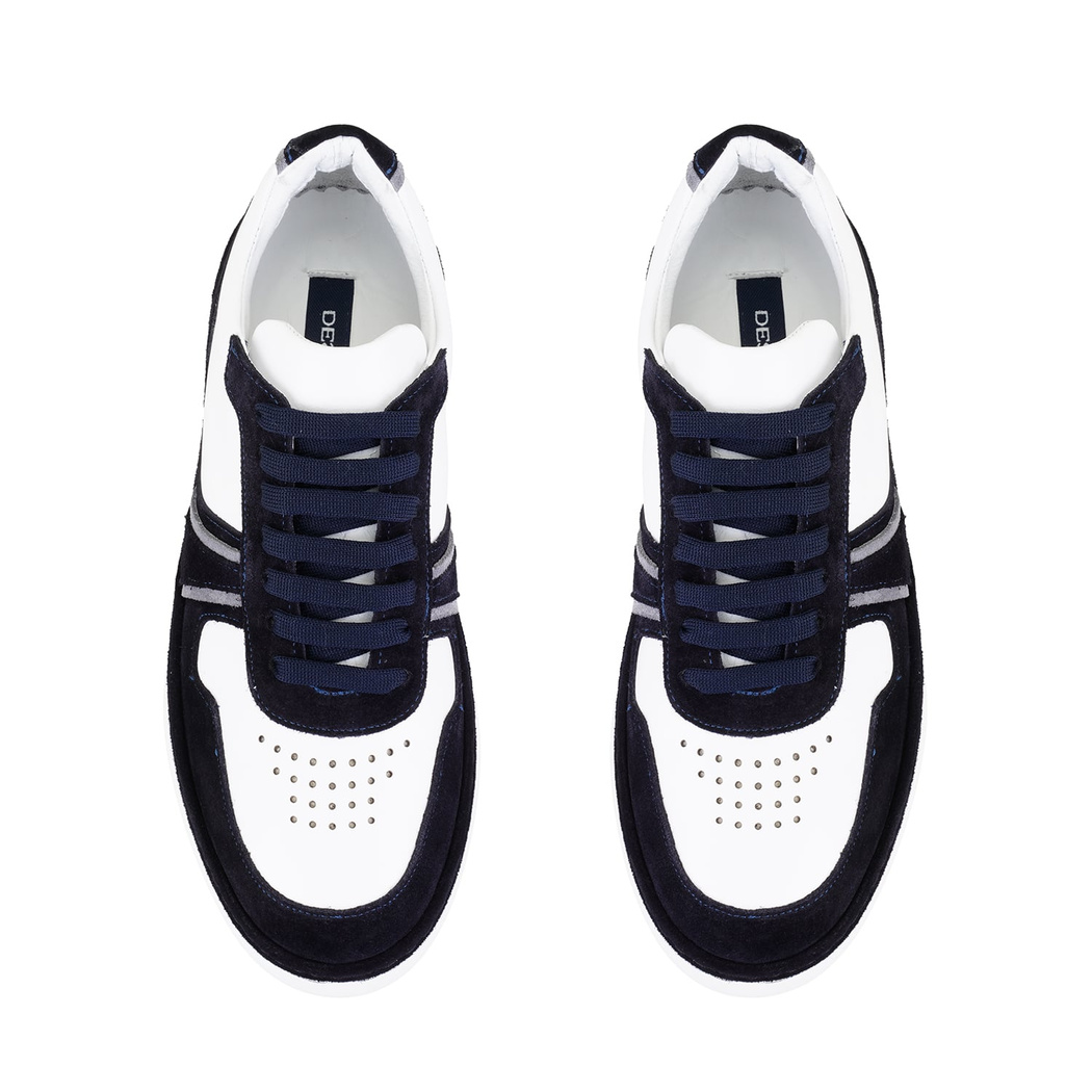 Kirk Lacivert Erkek Deri Spor Ayakkabı