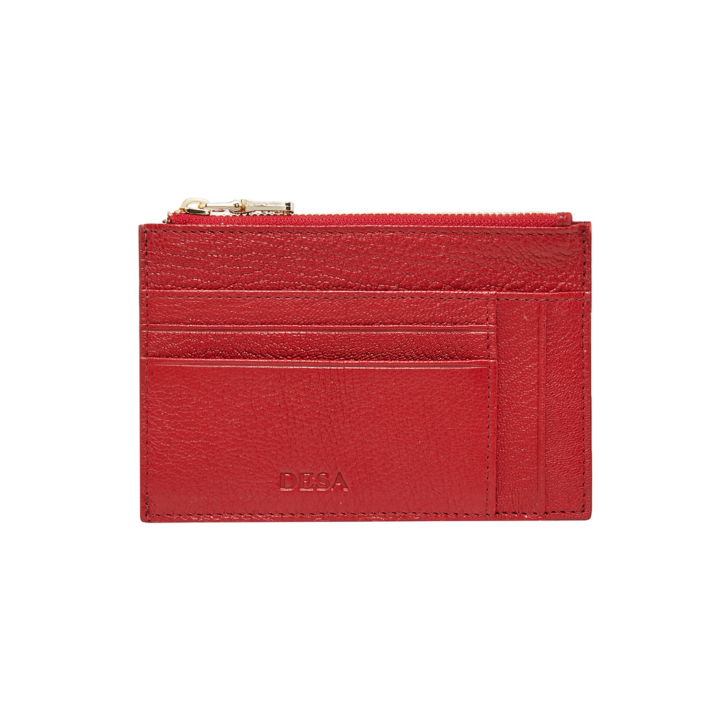 Kırmızı Adore Kadın Deri Kartlık