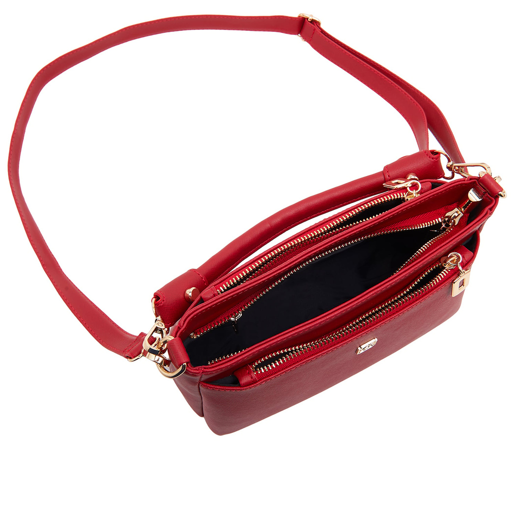 Kırmızı Berta Kadın Omuz Askılı Çanta