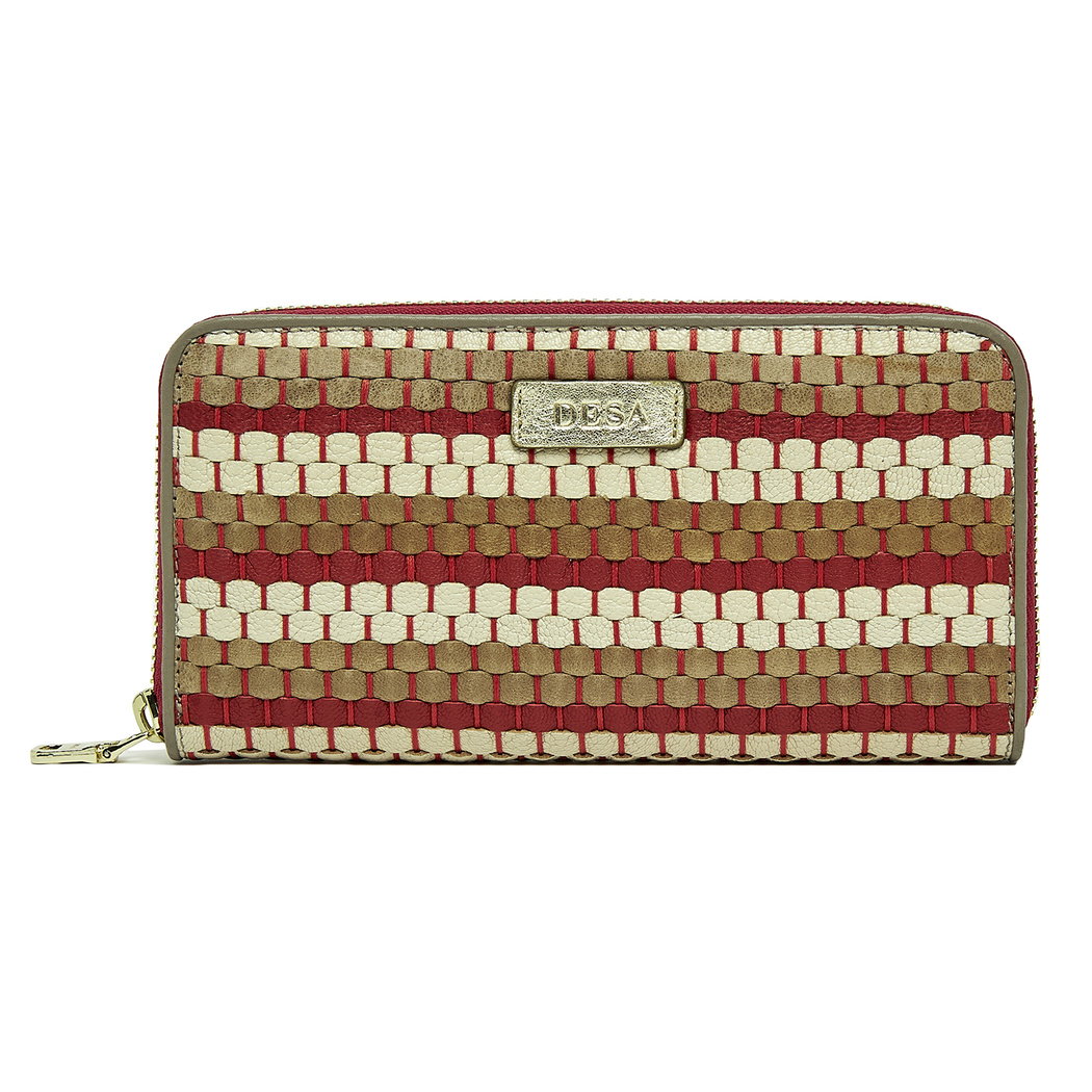 Kırmızı Bibiana Kadın Deri Cüzdan