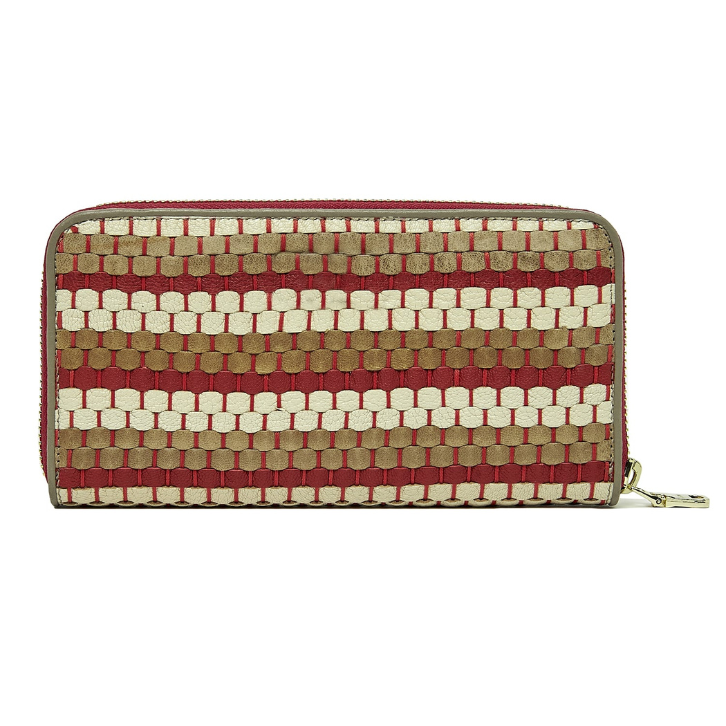 Kırmızı Bibiana Kadın Deri Cüzdan