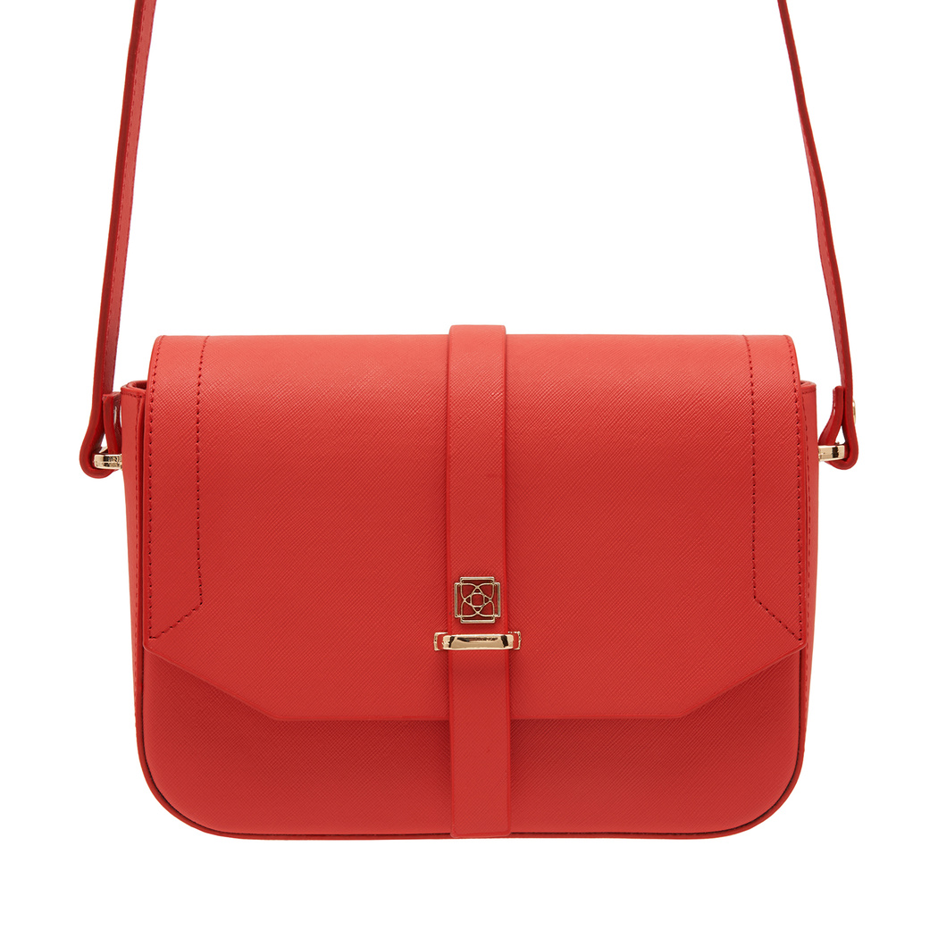 Kırmızı Blatt Kadın Postacı Çantası