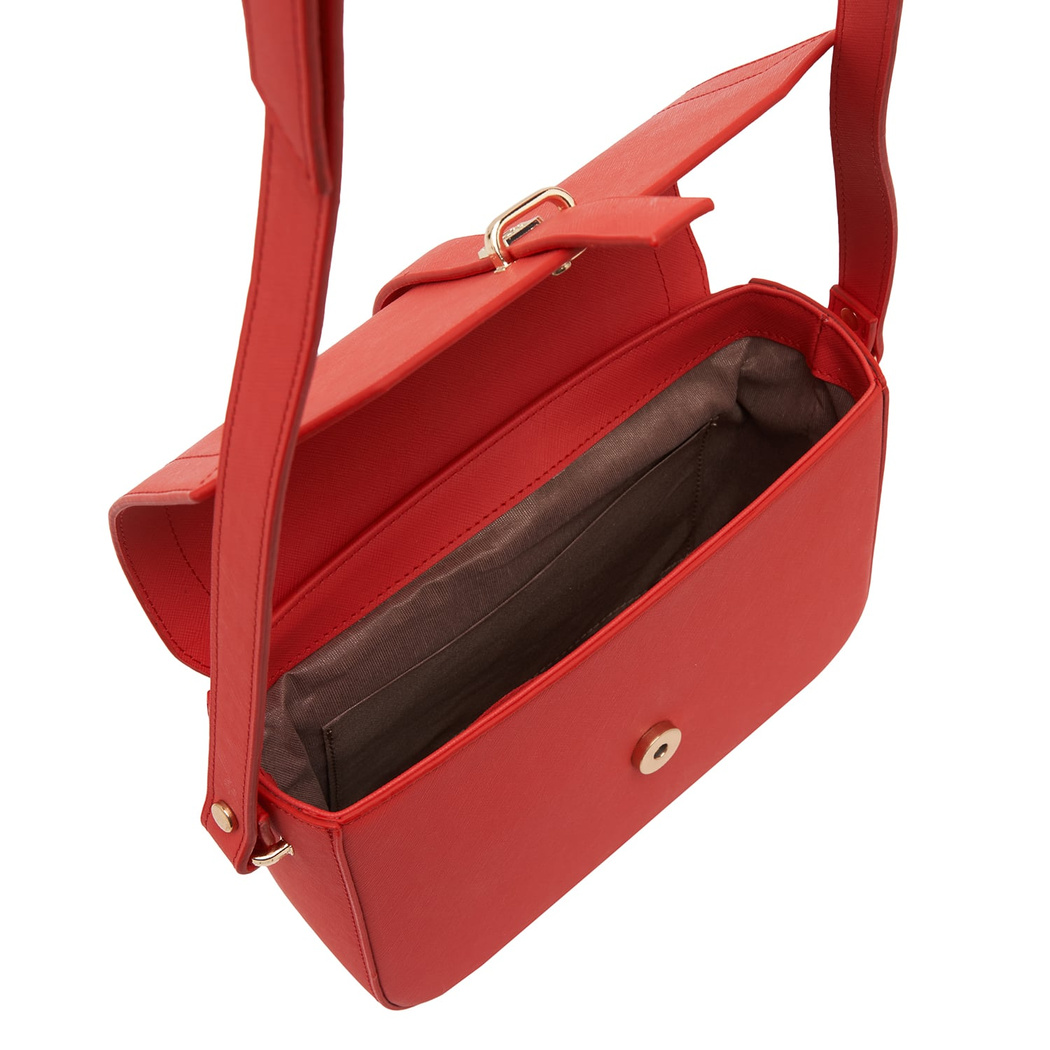 Kırmızı Blatt Kadın Postacı Çantası