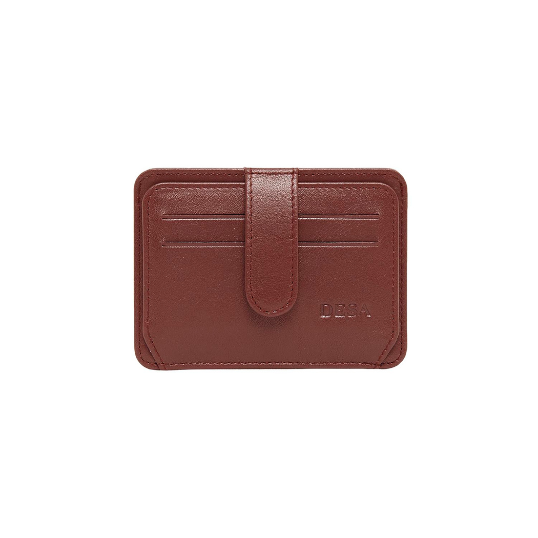 Kırmızı Galeno Erkek Deri Kartlık
