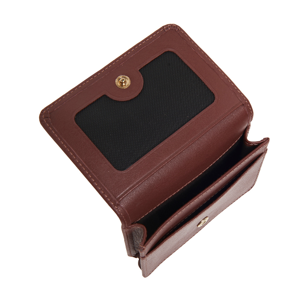 Kırmızı Leandro Deri Kartlık