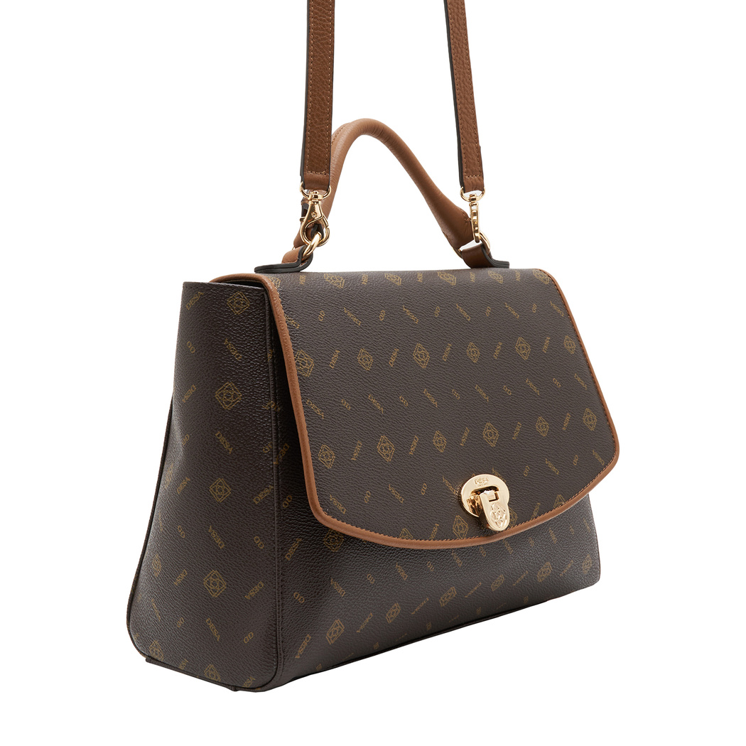 Kyle Kahve Monogram Kadın El Çantası