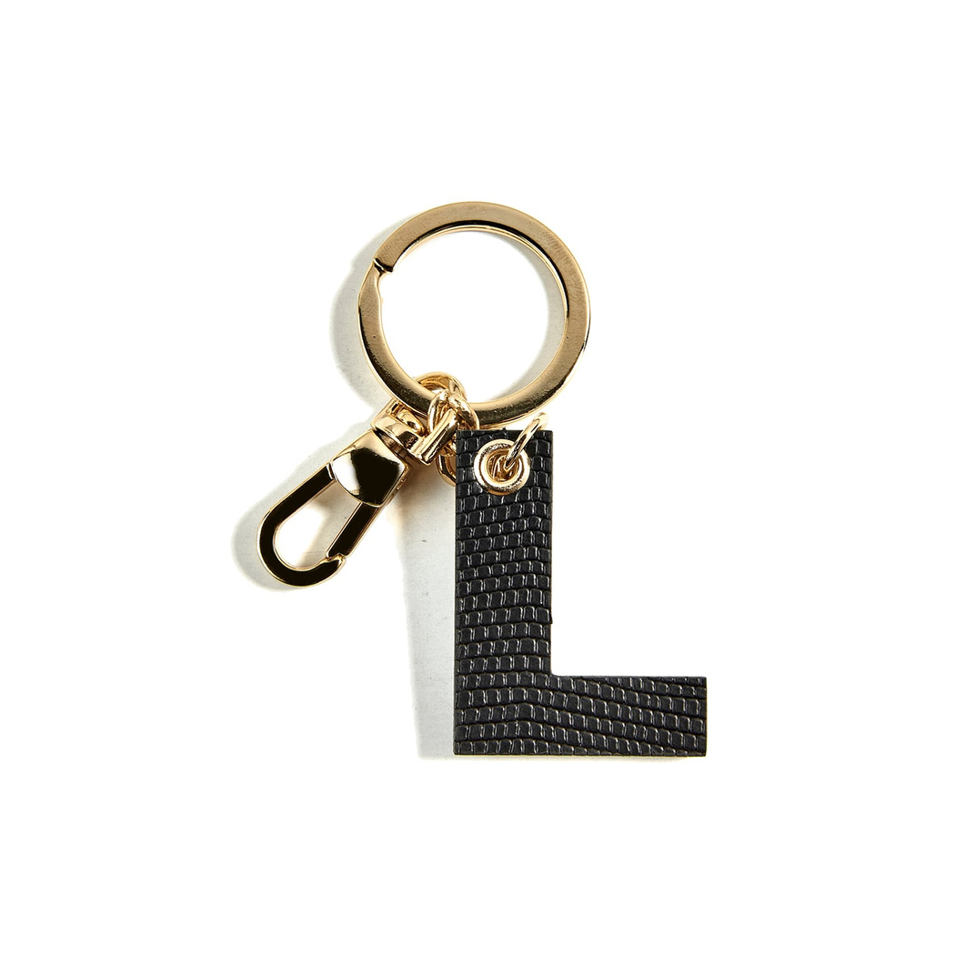 L Harfi Deri Anahtarlık