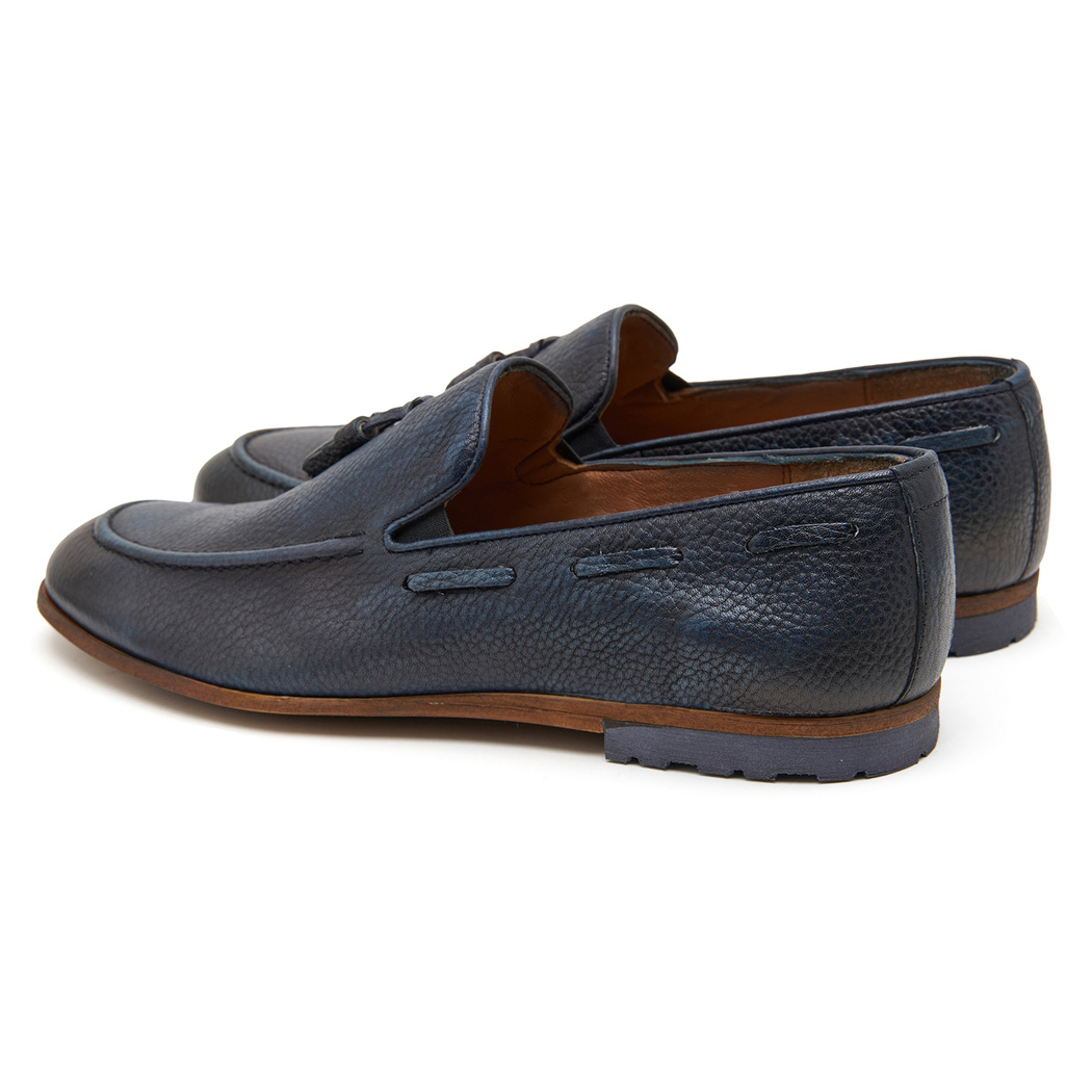 Lacivert Bazyli Erkek Deri Loafer