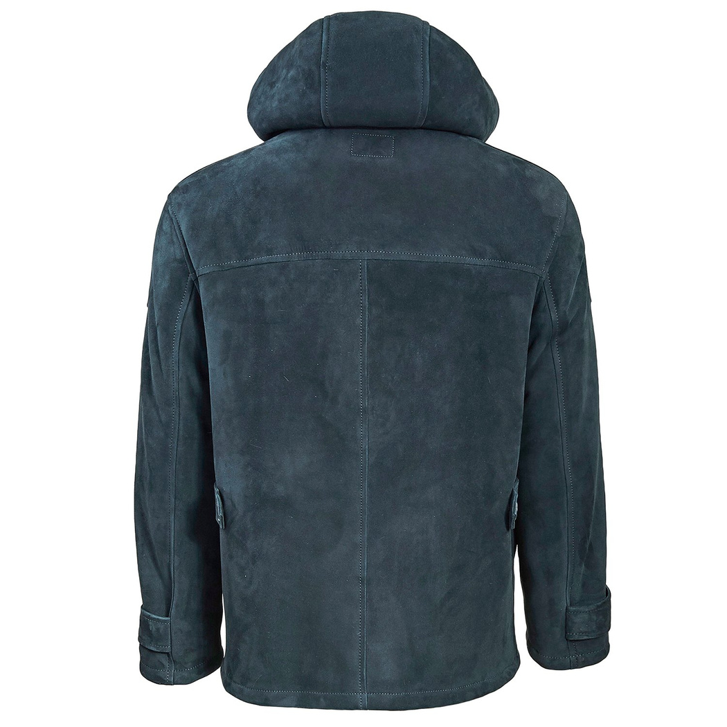 Lacivert Dione Erkek Kürk Kaban