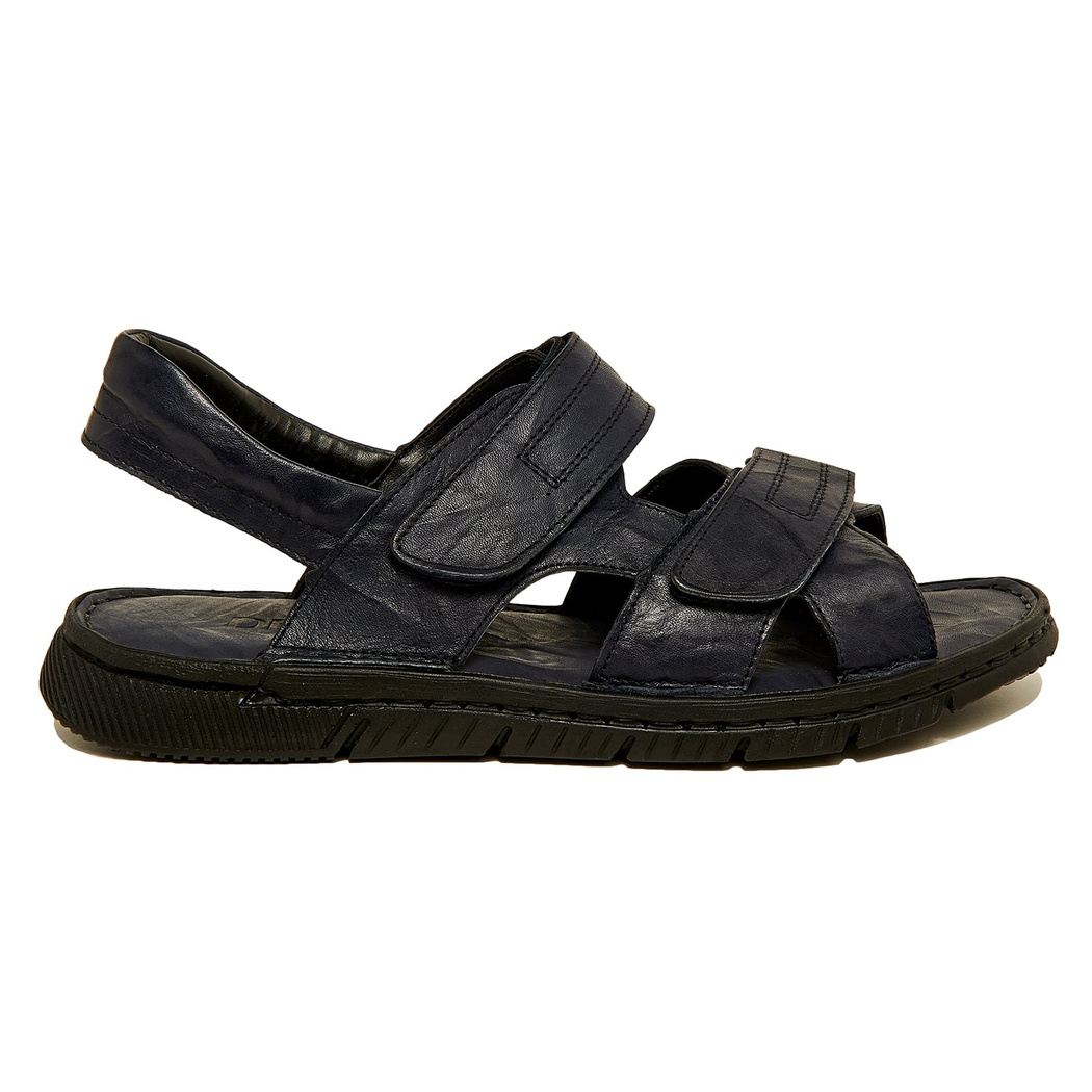 Lacivert Donati Erkek Deri Sandalet
