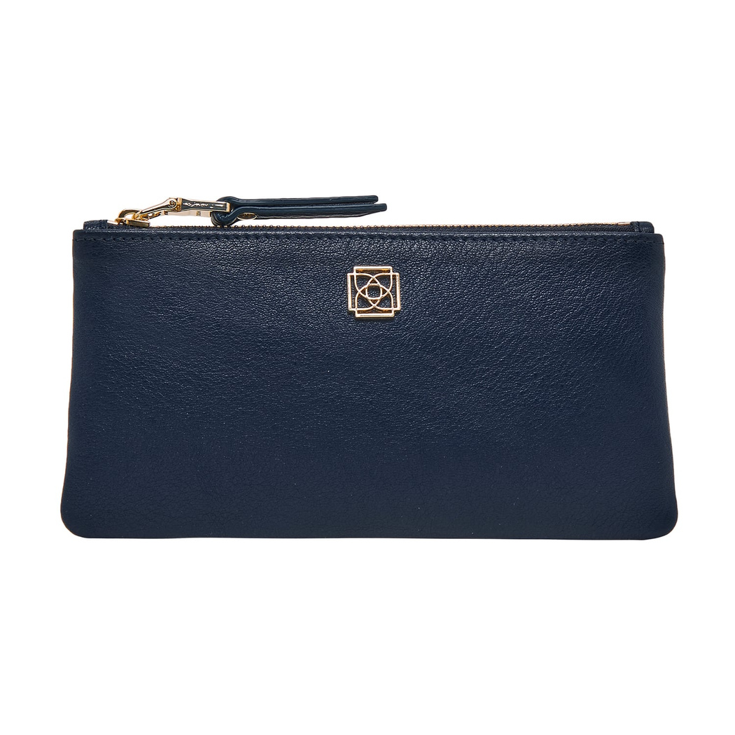 Lacivert Elica Kadın Deri Cüzdan