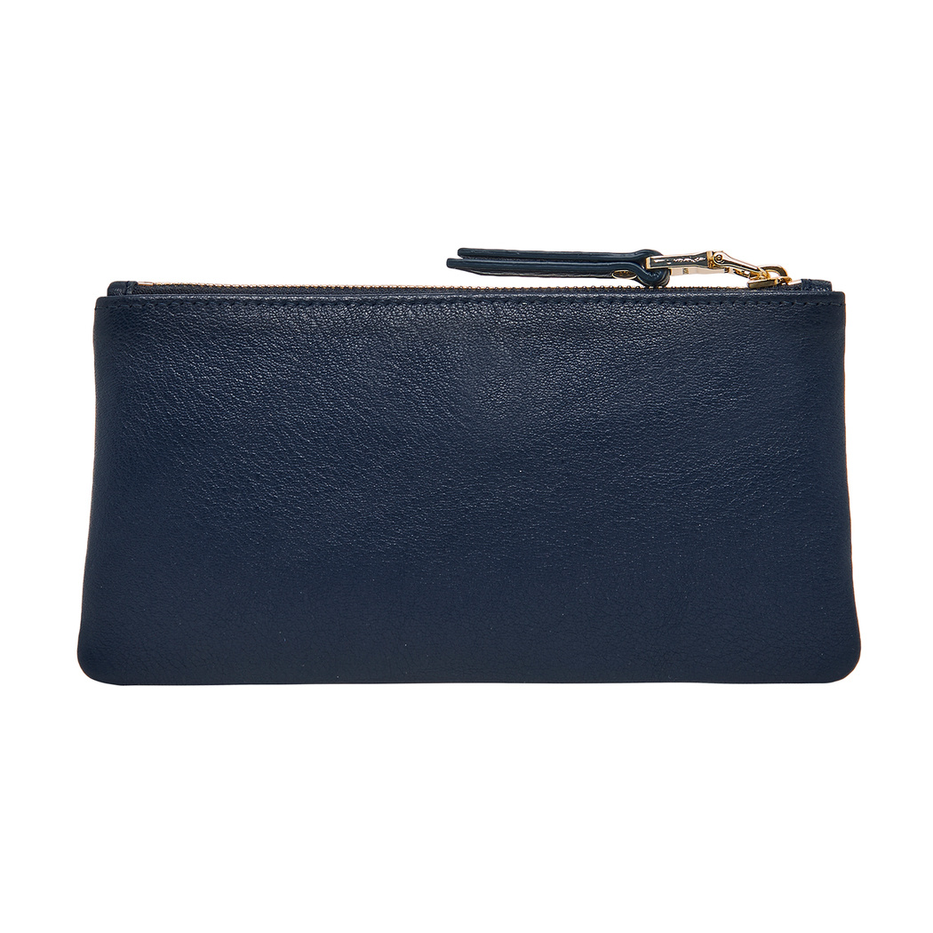 Lacivert Elica Kadın Deri Cüzdan