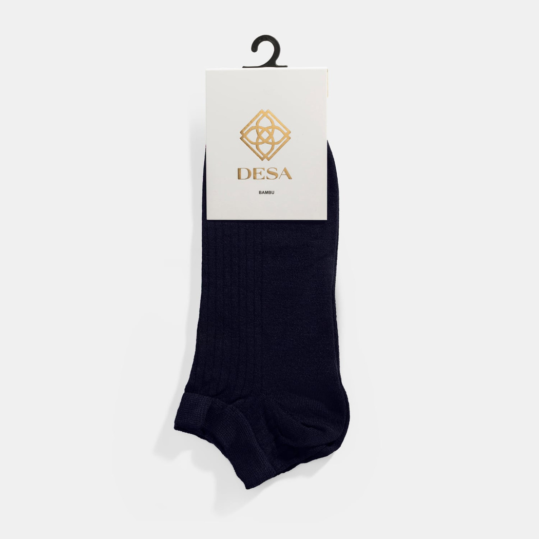 Lacivert Erkek Bambu Patik Çorap