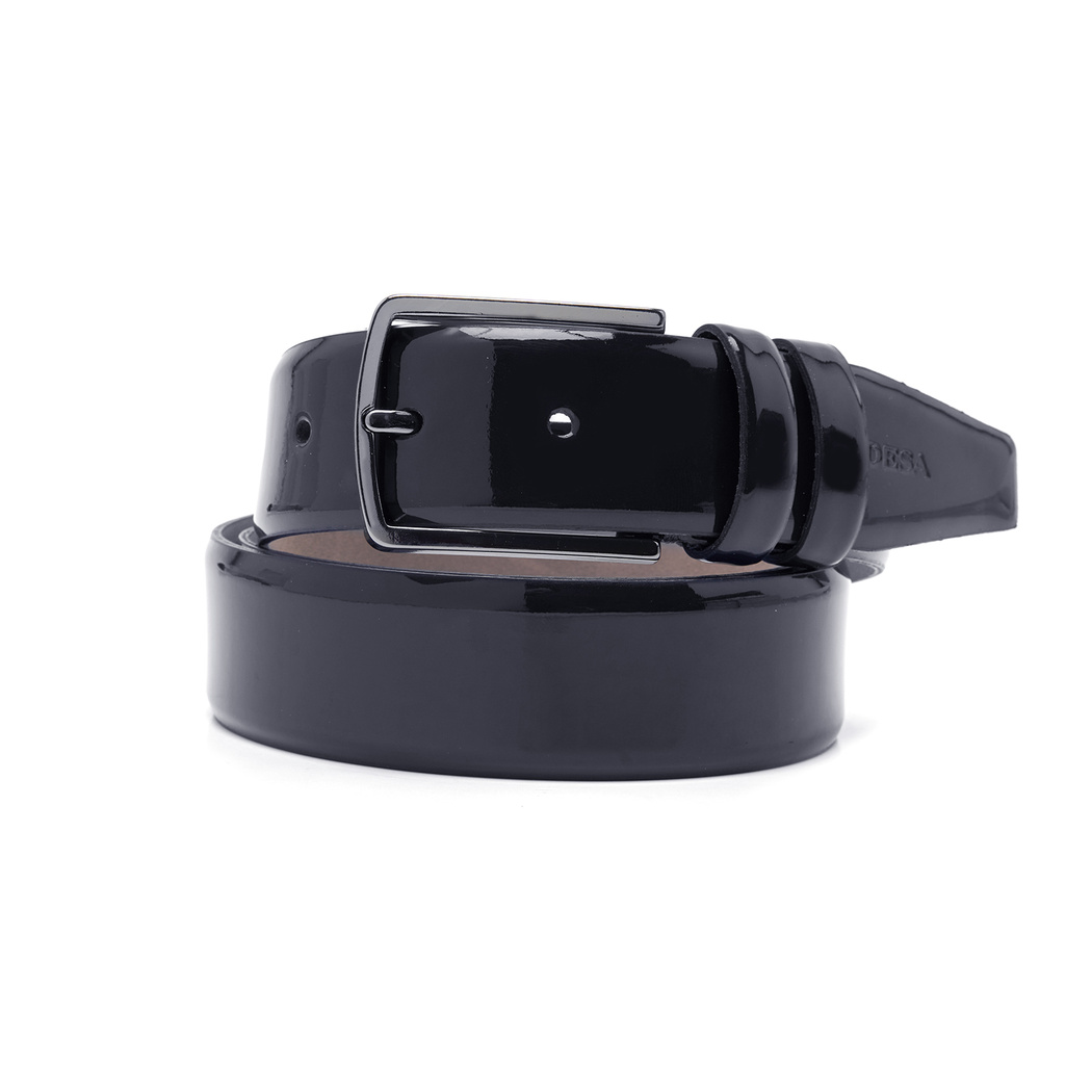 Lacivert Erkek Klasik Deri Kemer