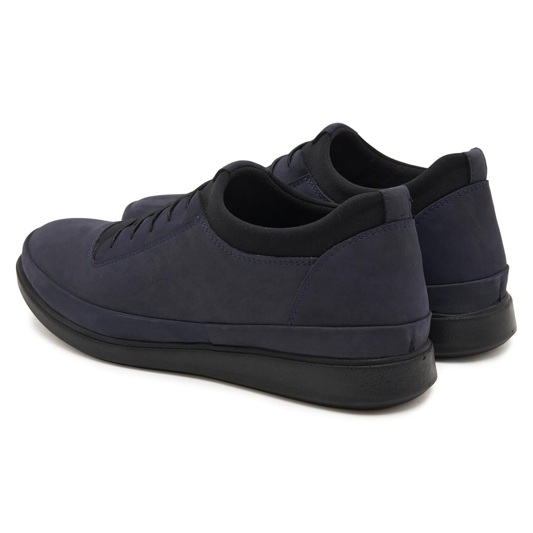 Lacivert Praiano Erkek Nubuk Loafer