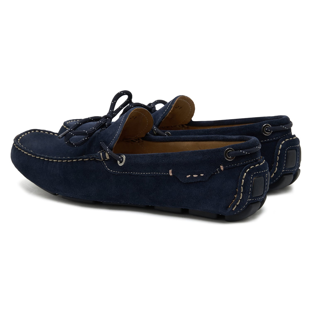 Lacivert Sole Erkek Süet Loafer