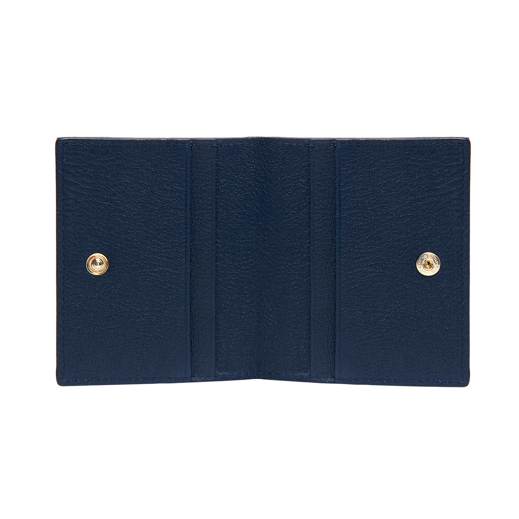 Lacivert Vesper Erkek Deri Kartlık